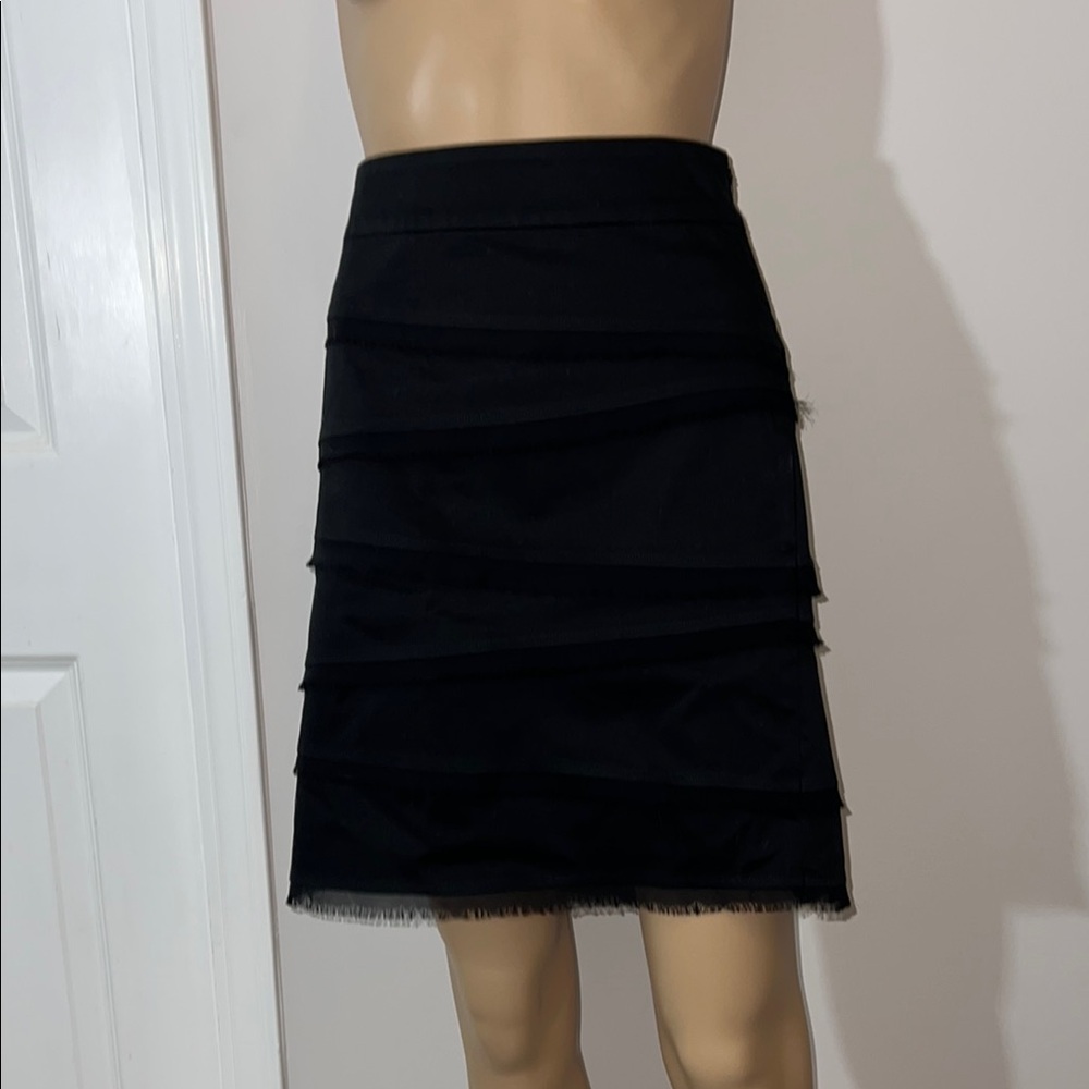 White House Black Market Tiered Mini Skirt